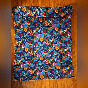 Vintage Baby Crib Pad And Skirt